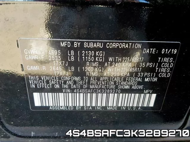 4S4BSAFC3K3289270 фото 2
