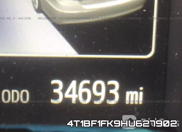 4T1BF1FK9HU627902 фото 8
