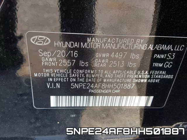5NPE24AF8HH501887 фото 2