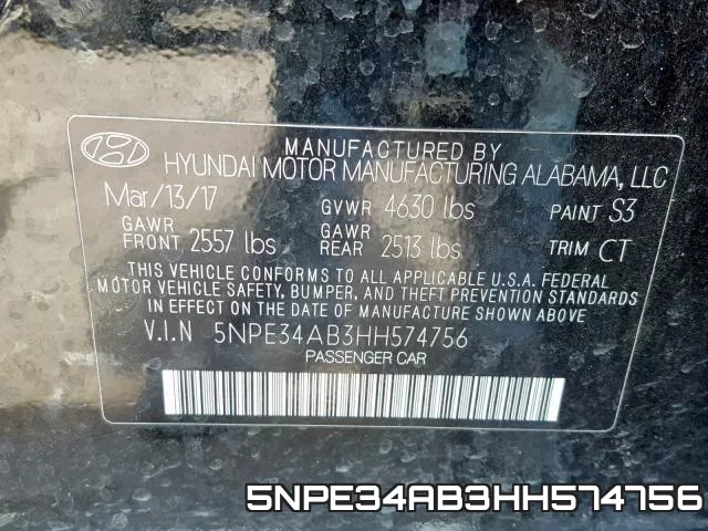 5NPE34AB3HH574756 фото 2