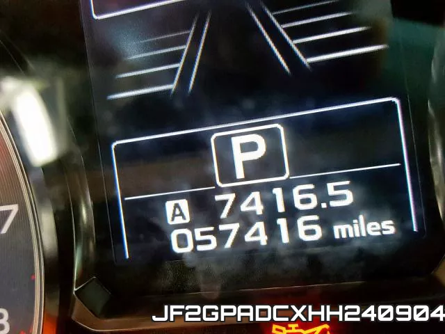 JF2GPADCXHH240904 фото 9