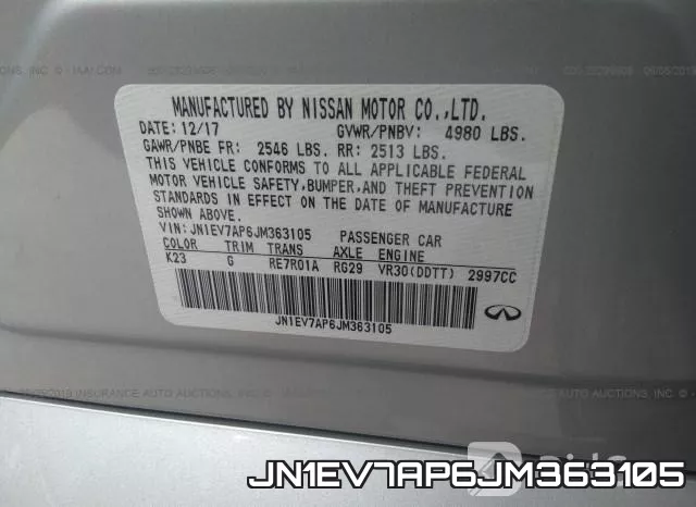 JN1EV7AP6JM363105 фото 10