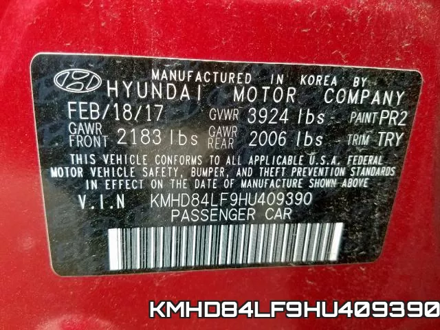 KMHD84LF9HU409390 фото 2