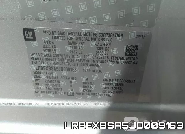 LRBFXBSA5JD009163 фото 10