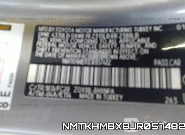 NMTKHMBX8JR057482 фото 10