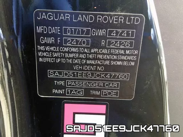 SAJD51EE9JCK47760 фото 2