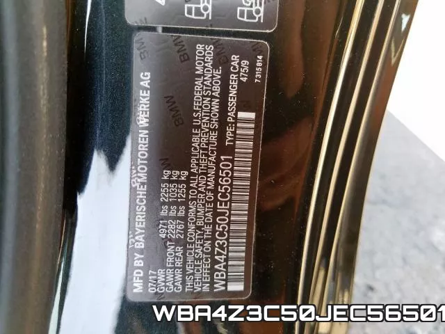 WBA4Z3C50JEC56501 фото 2