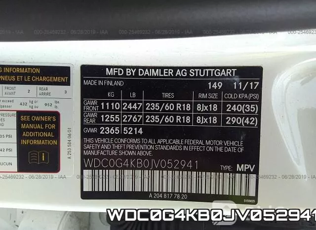 WDC0G4KB0JV052941 фото 9