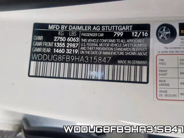 WDDUG8FB9HA315847 фото 2