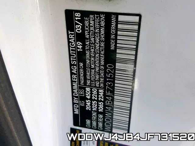WDDWJ4JB4JF731520 фото 2