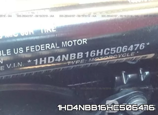 1HD4NBB16HC506476 фото 2
