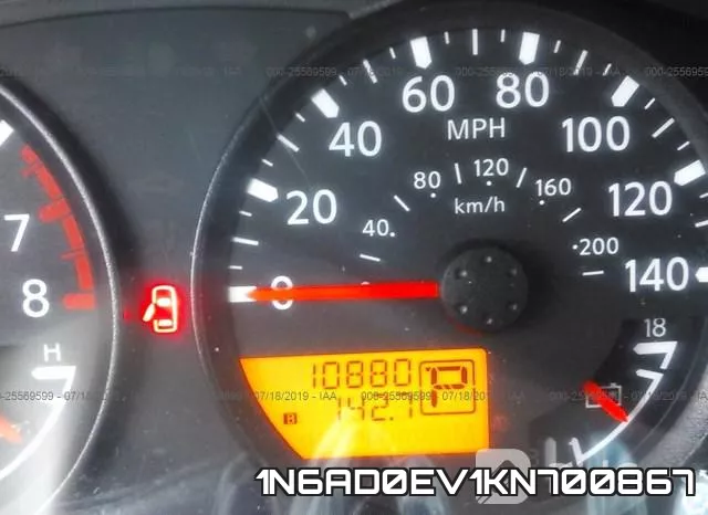 1N6AD0EV1KN700867 фото 8
