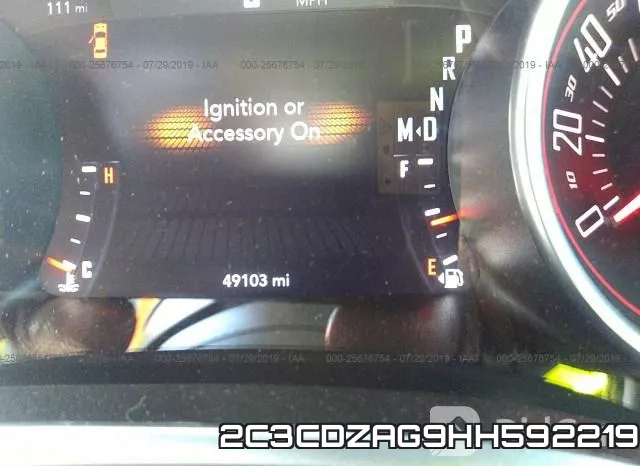 2C3CDZAG9HH592219 фото 8