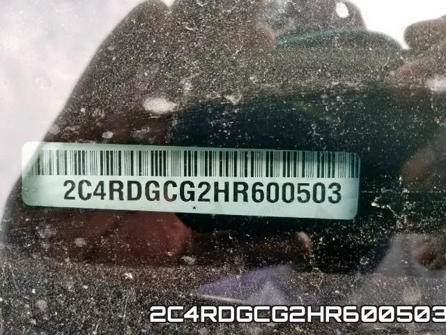 2C4RDGCG2HR600503 фото 2