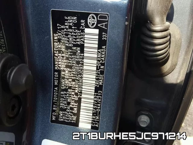 2T1BURHE5JC971214 фото 2