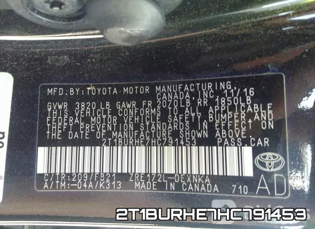 2T1BURHE7HC791453 фото 10