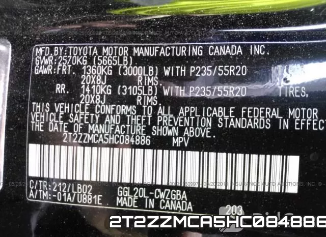 2T2ZZMCA5HC084886 фото 10