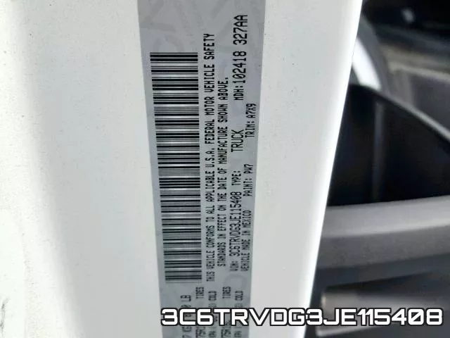 3C6TRVDG3JE115408 фото 2