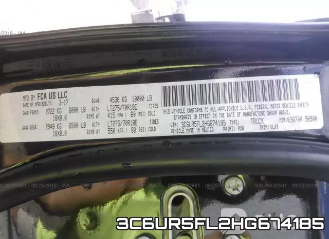 3C6UR5FL2HG674185 фото 10