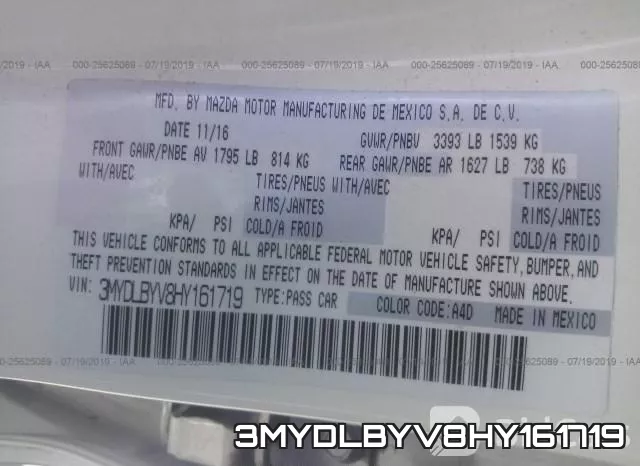 3MYDLBYV8HY161719 фото 10