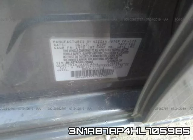 3N1AB7AP4HL705985 фото 8