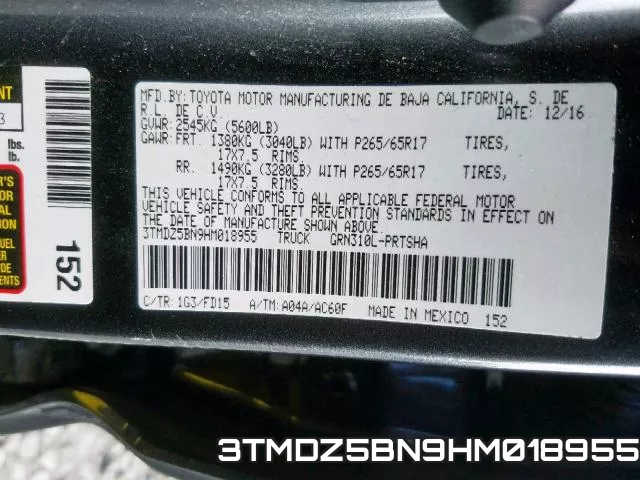 3TMDZ5BN9HM018955 фото 2
