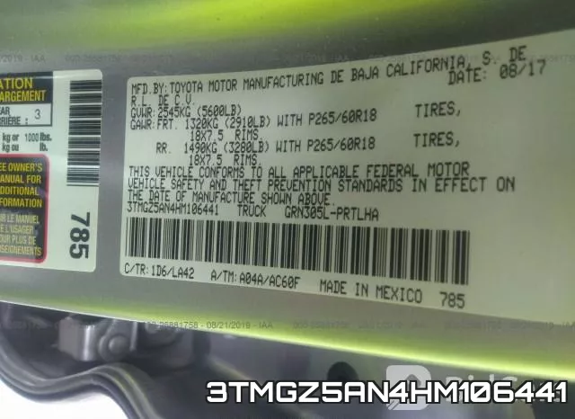 3TMGZ5AN4HM106441 фото 10