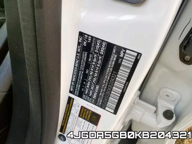 4JGDA5GB0KB204321 фото 2