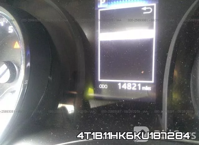 4T1B11HK6KU187284 фото 8