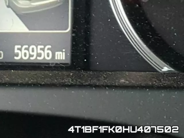 4T1BF1FK0HU407502 фото 9
