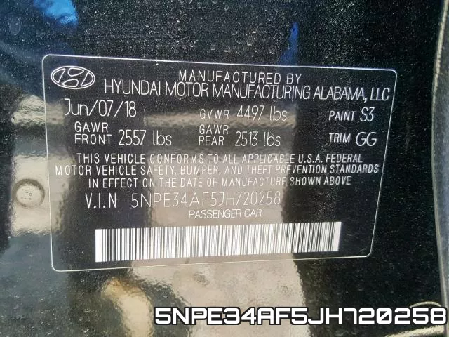 5NPE34AF5JH720258 фото 2