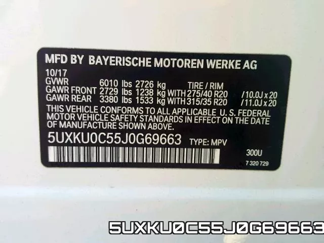 5UXKU0C55J0G69663 фото 2