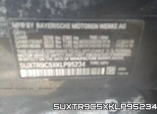 5UXTR9C5XKLP95234 фото 10