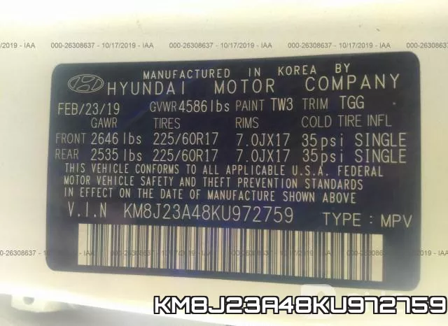 KM8J23A48KU972759 фото 10