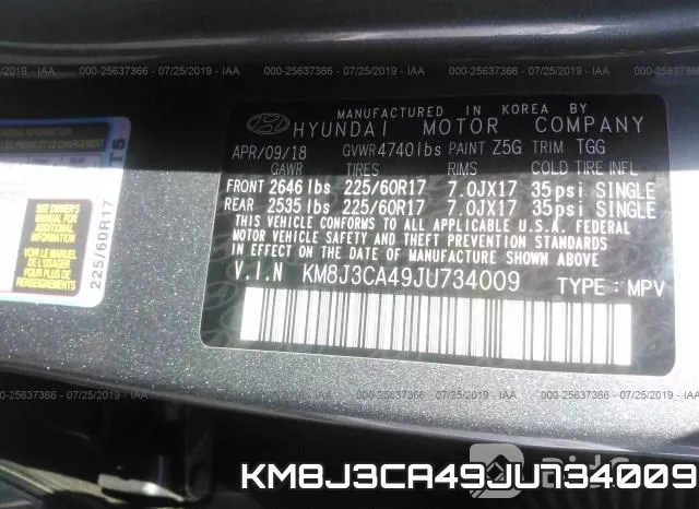KM8J3CA49JU734009 фото 10