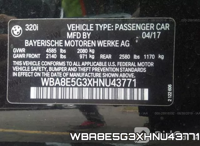 WBA8E5G3XHNU43771 фото 10