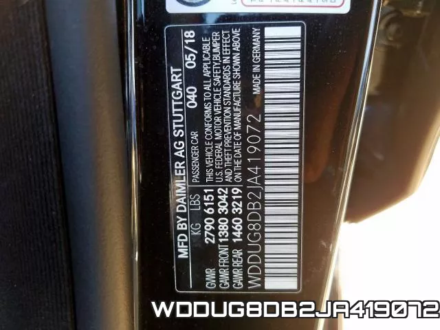 WDDUG8DB2JA419072 фото 2