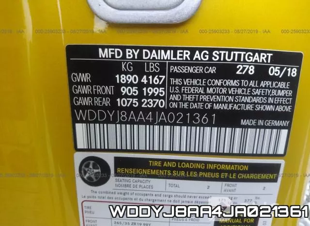 WDDYJ8AA4JA021361 фото 10