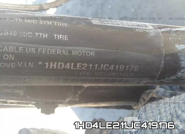 1HD4LE211JC419176 фото 2
