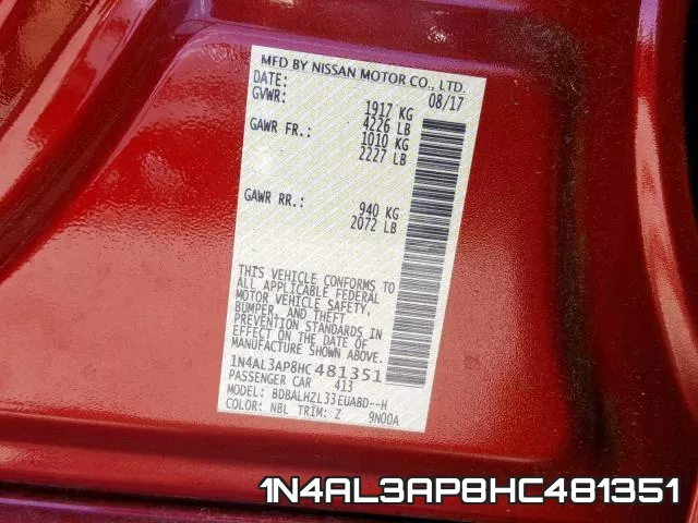 1N4AL3AP8HC481351 фото 2