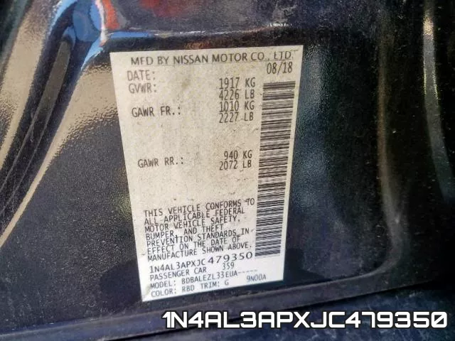 1N4AL3APXJC479350 фото 2
