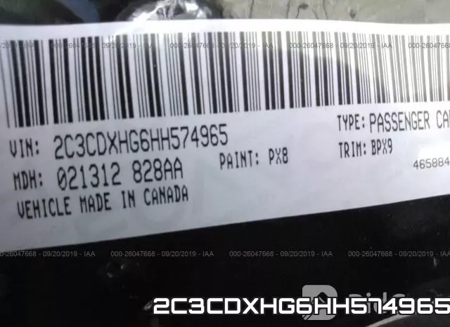 2C3CDXHG6HH574965 фото 9