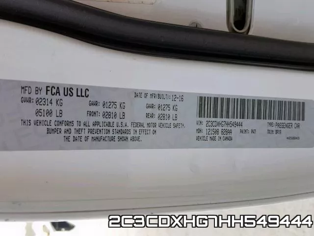 2C3CDXHG7HH549444 фото 2