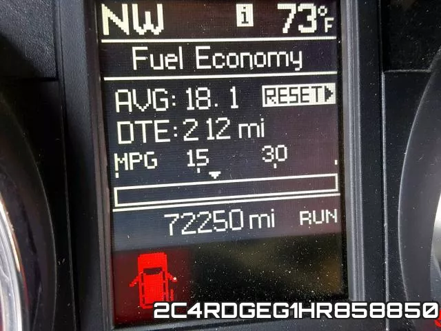 2C4RDGEG1HR858850 фото 9