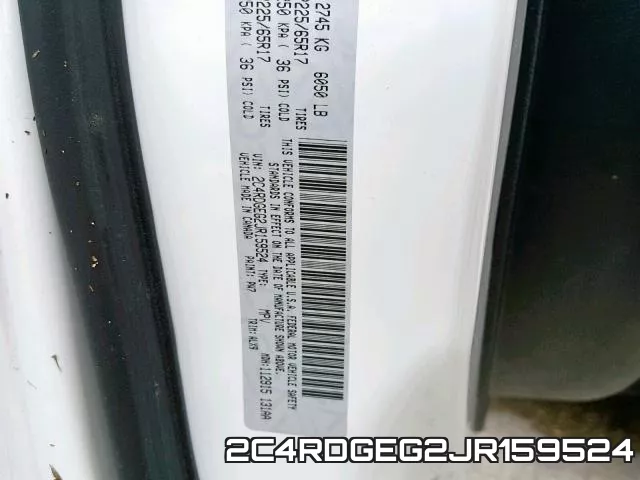 2C4RDGEG2JR159524 фото 2