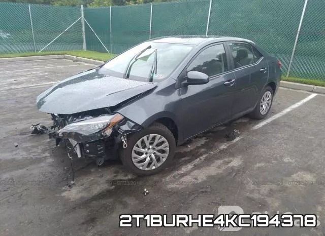 2T1BURHE4KC194378 фото 3