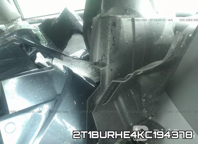 2T1BURHE4KC194378 фото 9