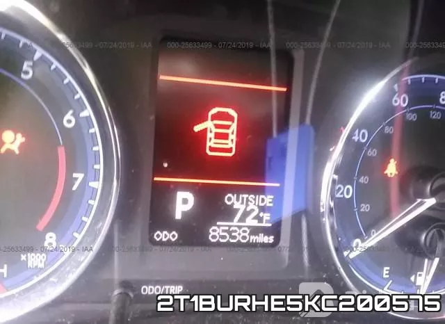 2T1BURHE5KC200575 фото 8