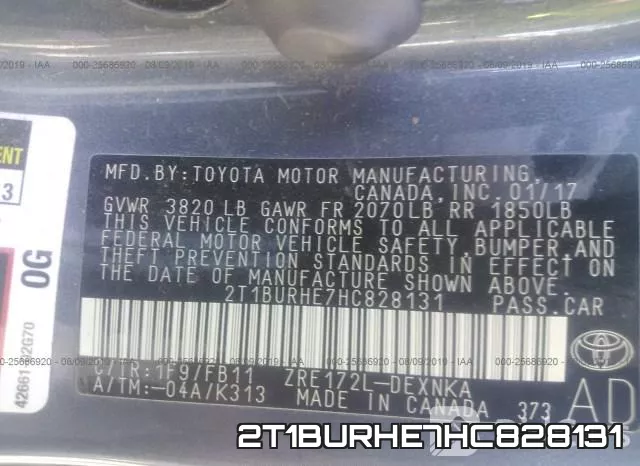 2T1BURHE7HC828131 фото 10
