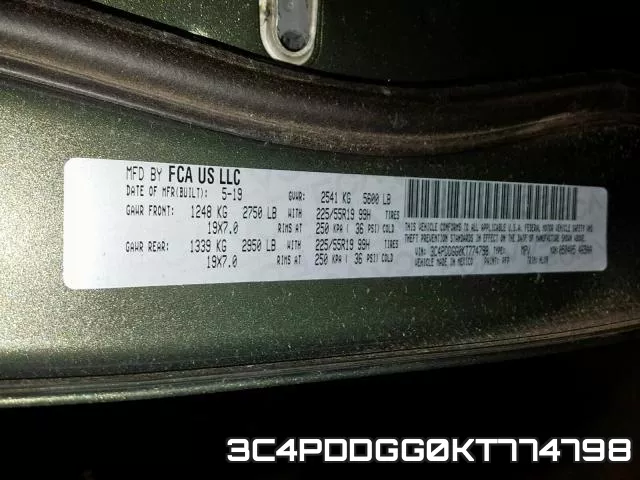 3C4PDDGG0KT774798 фото 2